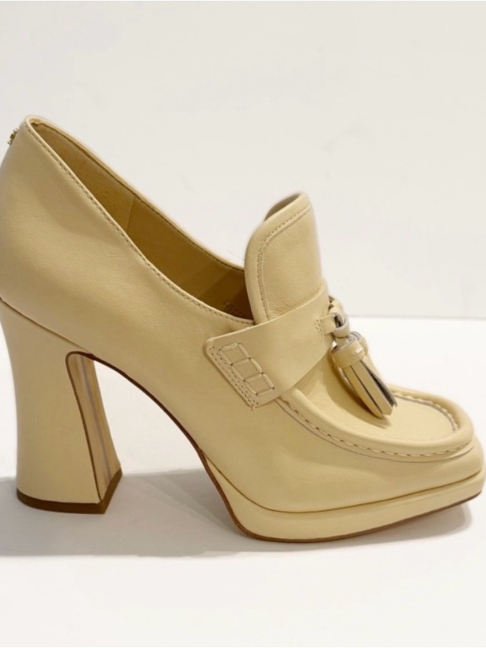 Sam Edelman Jed Heels, Color Eggshell Size 7 NWB - Picture 6 of 12